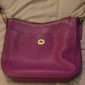 EUC Coach Leather Crossbody Bag
